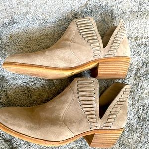 Suede booties